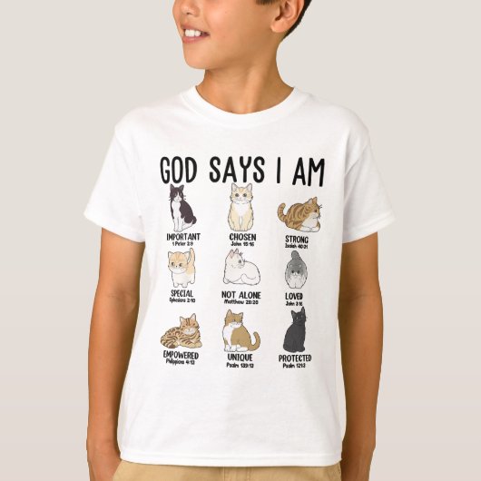 T-shirt Ca Dieu Dit Que Je Suis Mignonne Jésus Femmes Ado (Devant)