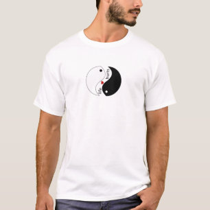 T-shirt Ça fait mal quand vous aimez, Yin Yang, Citation d