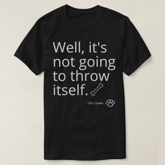 T-shirt Ça ne va pas se jeter (Design devant)