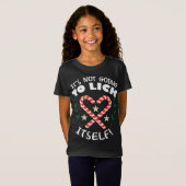 T-Shirt Ça ne va pas se lick Sucre de canne amusant Chr (Devant entier)