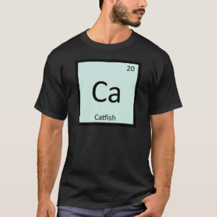 T-shirt Ca - Poisson-chat Chimie Tableau Périodique Symbol