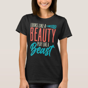 T-shirt Ça Ressemble À Un Jeu De Beauté Comme Une Bête Lac