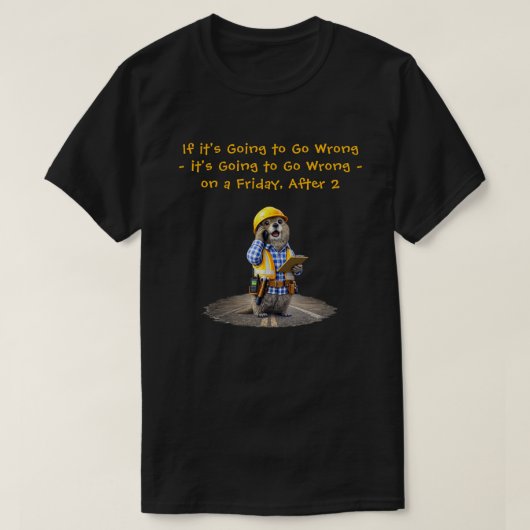 T-shirt "Ça tourne mal" (1) (Design devant)