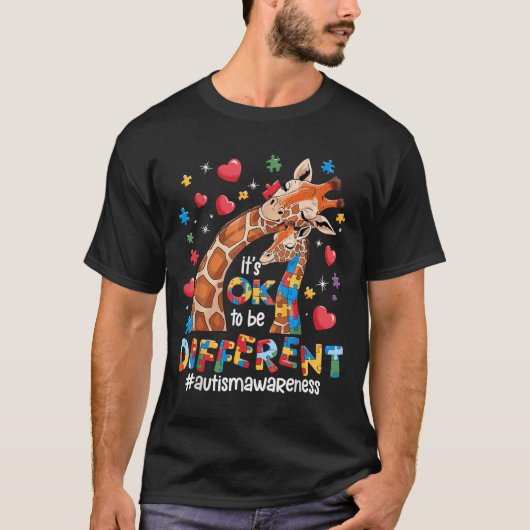 T-shirt Ça va d'être différent Sensibilisation sur l'autis (Devant)