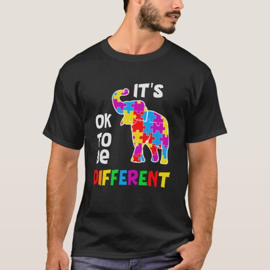 T-shirt Ça va être différent Sensibilisation sur l'autisme (Devant)