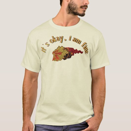 T-shirt Ça va, je vais bien (Devant)