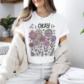 T-shirt Ça va pour Boho Floral