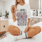 T-shirt Ça va pour Boho Floral