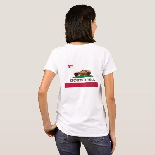 T-shirt CAA10 : Fusillade à travers l'Amérique #10 (Dos entier)