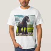 T-shirt Caballo sobre el nudo celta (Devant)