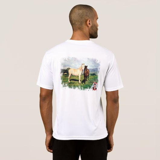 T-shirt Caballos (Dos entier)