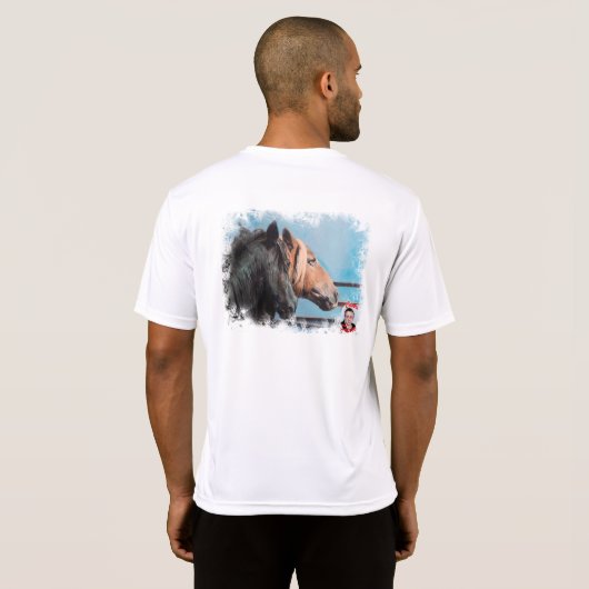 T-shirt Caballos (Dos entier)
