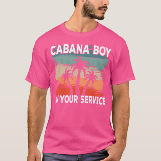 T-shirt Cabana Boy At Your Service Black