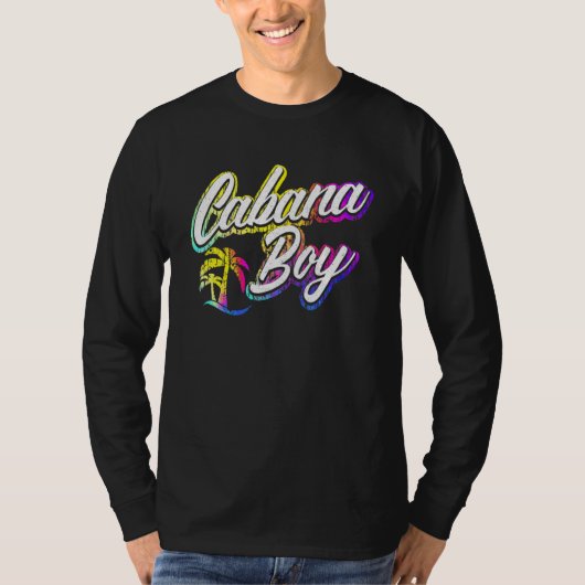 T-shirt Cabana Boy Pool Guy Palm (Devant)