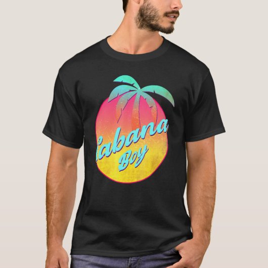 T-shirt Cabana Boy Pool Guy Palm 1 (Devant)