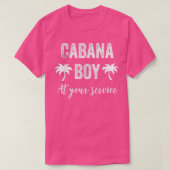 T-shirt Cabana Boy Pool Party Bartender Mens 2 (Design devant)
