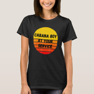 T-shirt Cabana Boy Summer Pool Party Bartender Bartending