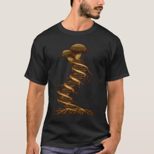 T-shirt Cabane Champignon ADN Mycologie Chasseur de Champi