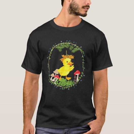 T-shirt cabane forestière à poulets (Devant)