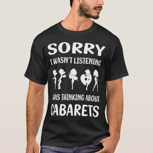 T-shirt Cabaret à ne pas écouter (Devant)