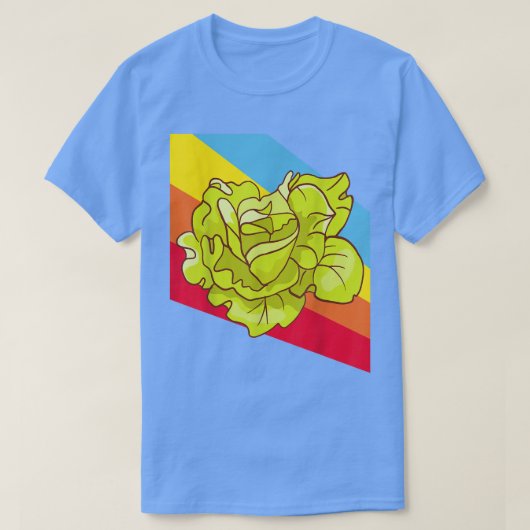 T-shirt Cabbage lettuce Vegetables Food Vegan Vegetarian (Design devant)