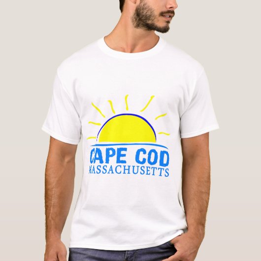 T-shirt Cabillaud d'été - massachusetts (Devant)