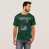 T-shirt CABINE DANS la pièce en t EN BOIS (Devant entier)