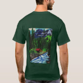 T-shirt CABINE DANS la pièce en t EN BOIS (Dos)