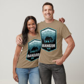 T-shirt Cabine de Bangor Maine Mountain (Unisexe)