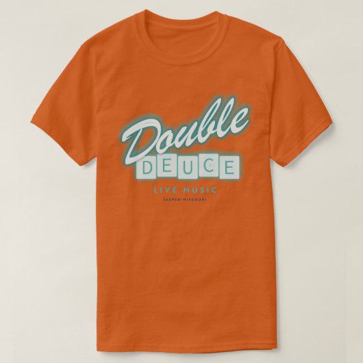 T-shirt Cabine de rangement Double Deuce Bar (Design devant)