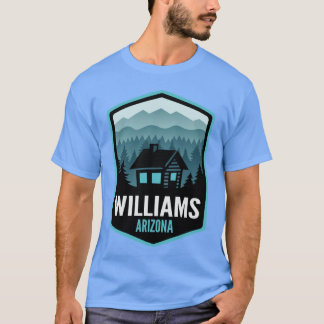 T-shirt Cabine de ville de montagne de Williams Arizona