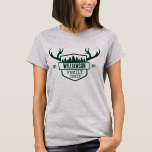 T-shirt Cabine Nom de famille Forest Green
