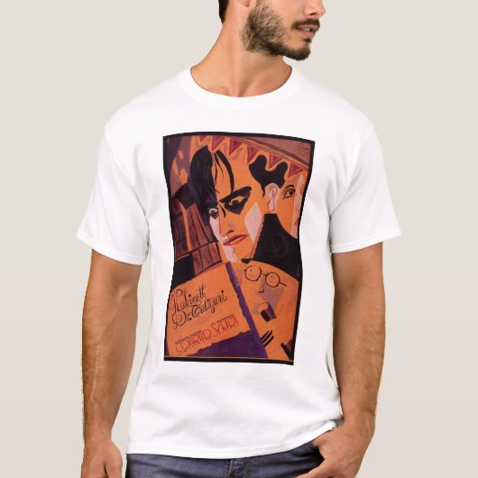 T-shirt Cabinet de Conrad Veidt de l'affiche 1921 de Dr. (Devant)