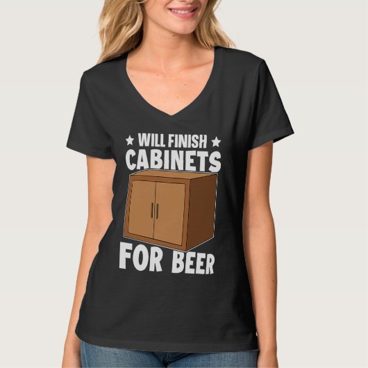 T-shirt Cabinetry Will Finish Cabinets For Beer (Devant)