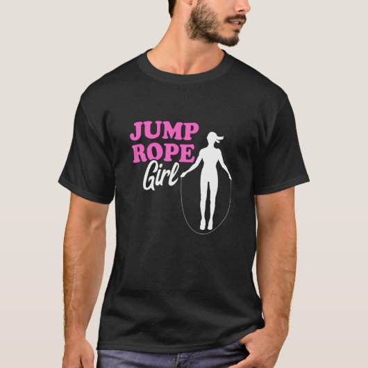 T-shirt Câble de saut Câble de fille Saut Femme Saut Câble (Devant)