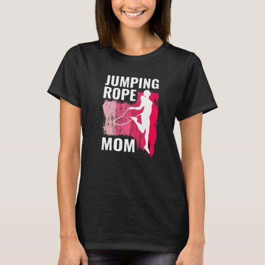 T-shirt Câble de saut Maman Câpe de saut pour femmes Câpe  (Devant)
