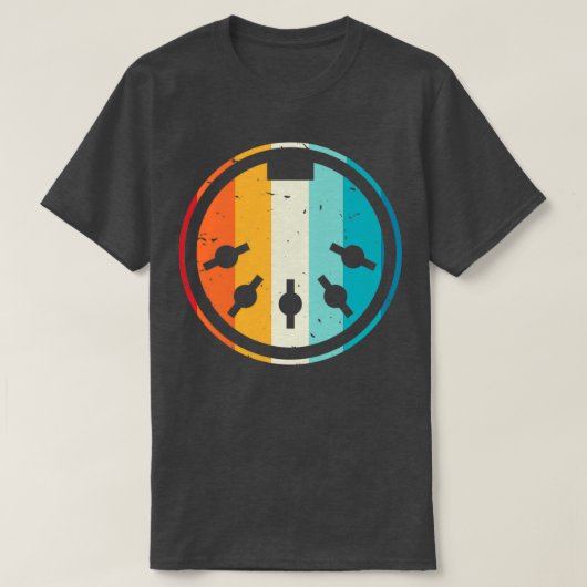 T-shirt Câble MIDI Synthétiseur musique électronique (Design devant)
