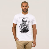 T-shirt Câblé pour l'alimentation : l'artisanat de l'élect (Devant entier)