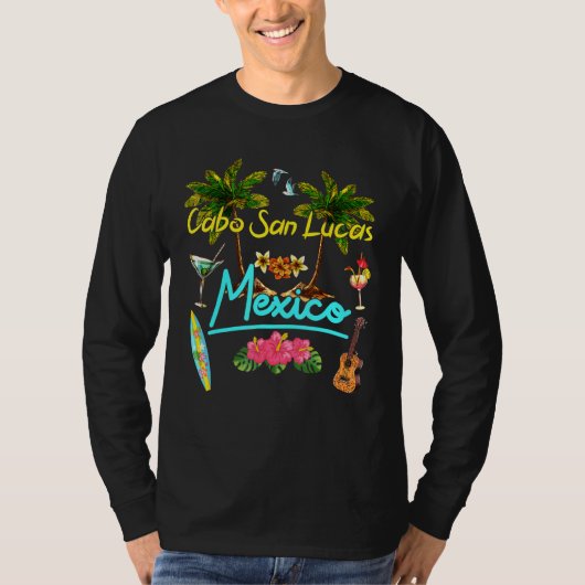 T-shirt Cabo San Lucas California Beach Summer Sun Set Pal (Devant)