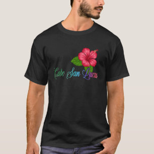 T-shirt Cabo San Lucas Mexique Hibiscus Fleur