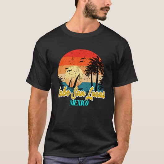 T-shirt Cabo San Lucas Souvenirs Mexique Vacay Mod (Devant)