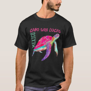 T-shirt Cabo San Lucas Tortues de mer Mexique Tortue et Fl