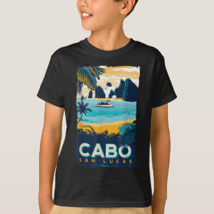 T-shirt Cabo San Lucas Tropical Beach Mexique Travel Vinta