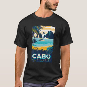 T-shirt Cabo San Lucas Tropical Beach Mexique Travel Vinta