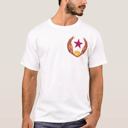 T-shirt Cabo Verde Emblema Vintage (Devant)
