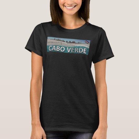 T-shirt Cabo Verde Metallic Beach (Devant)