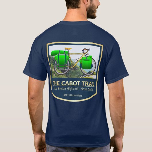 T-shirt Cabot Trail (vélo2) (Dos)