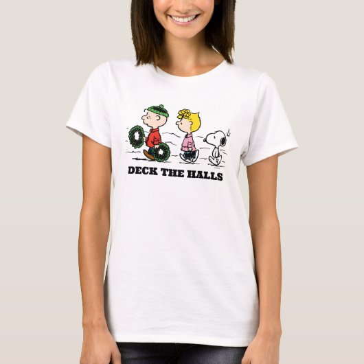 T-shirt cacahuètes | Charlie Brown, Sally & Snoopy (Devant)