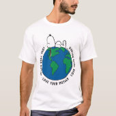 T-shirt cacahuètes | Gardez le propre Gardez le vert (Devant)