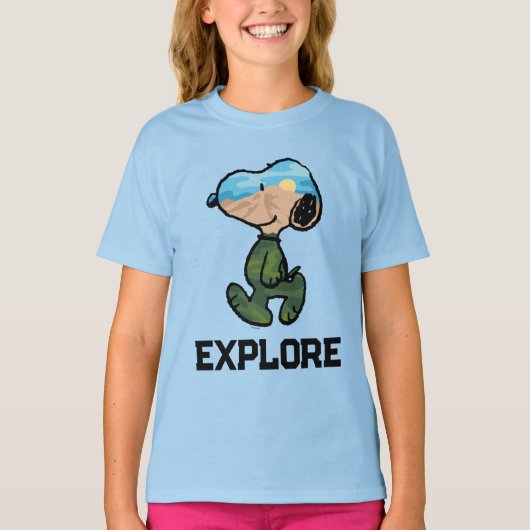 T-shirt cacahuètes | Grande neige extérieure (Devant)